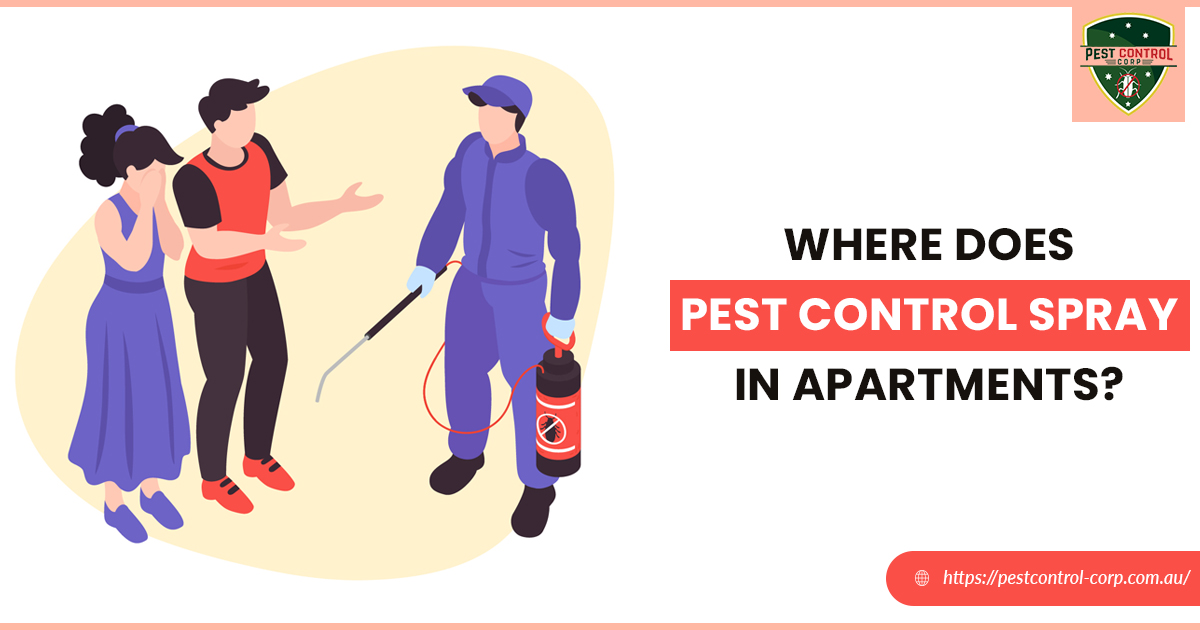 Where Does Pest Control Spray in Apartments be Necessary?