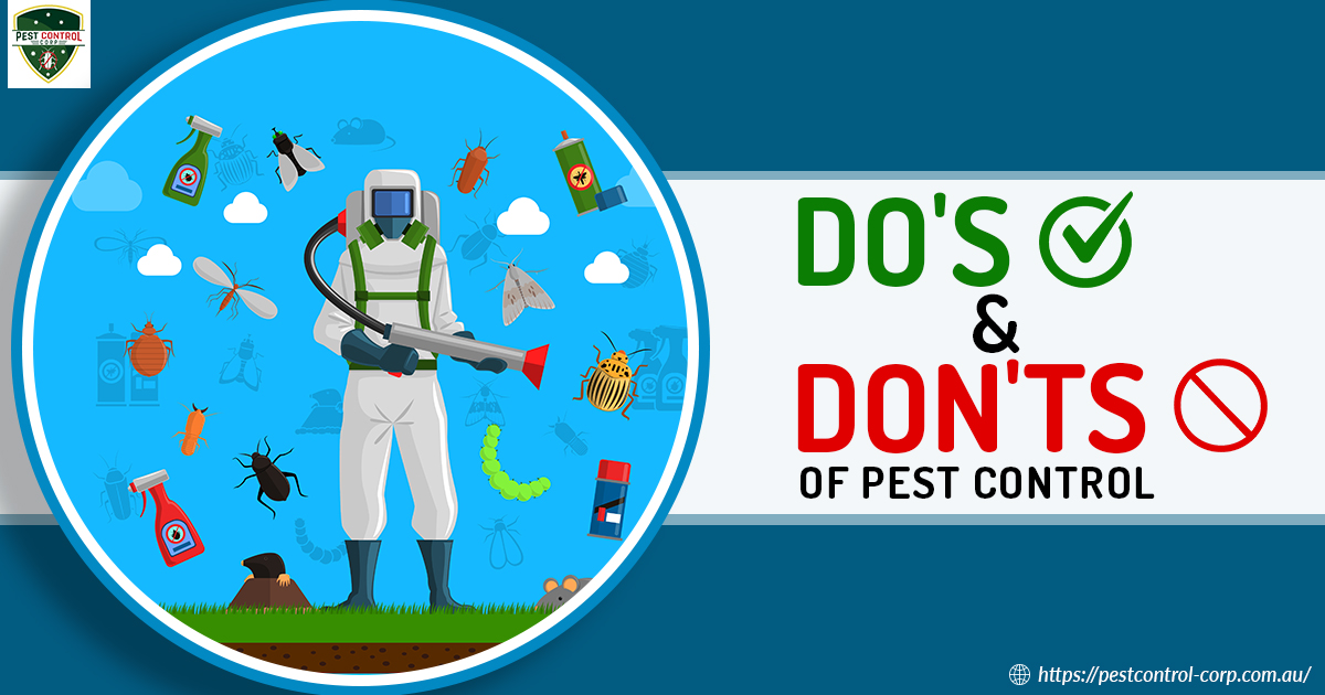 Do's and Don'ts of Pest Control